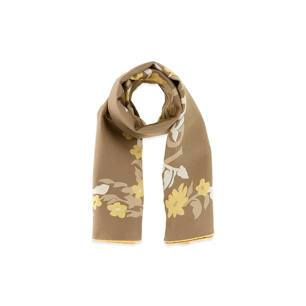 Burberry Silk Foulard "Printed/Beige"