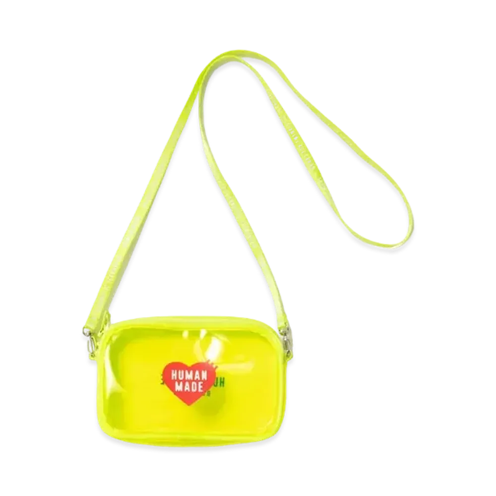 HUMAN MADE PVC POUCH SMALL "Yellow"