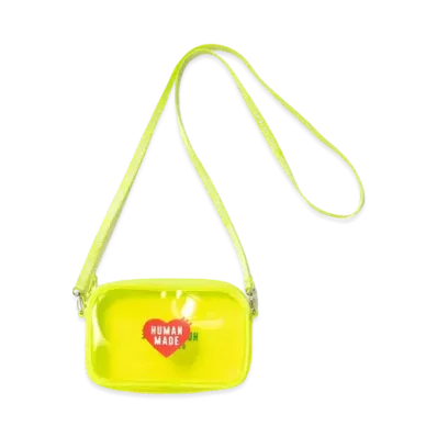 HUMAN MADE PVC POUCH SMALL "Yellow"