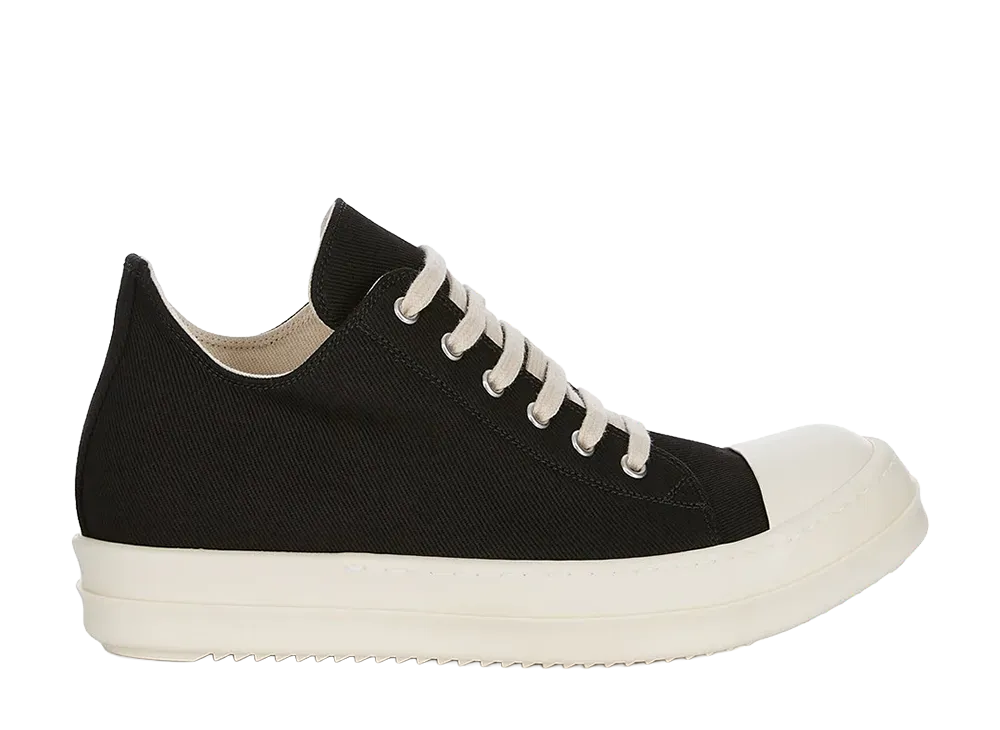 Rick Owens DRKSHDW Lido Low Sneaks "Black/Milk"