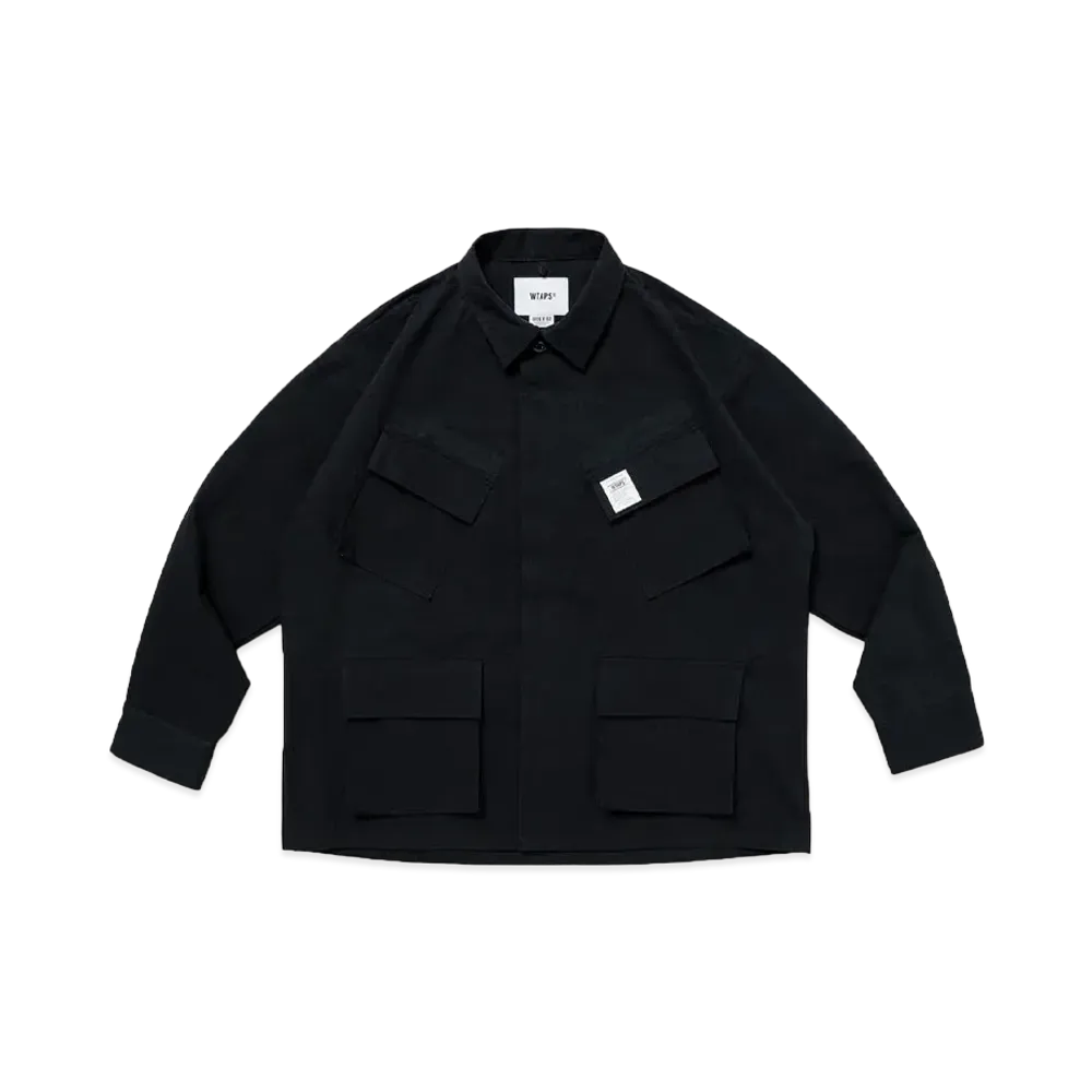 WTAPS Jungle 02 / LS / Nyco. Ripstop "Black"