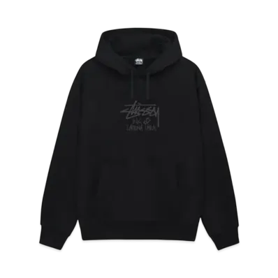 Stussy Laguna Usa Hoodie "Black"