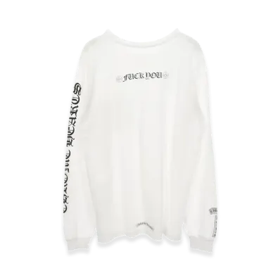 Chrome Hearts Fuck You Arm Logo Print L/S T-Shirt "White"