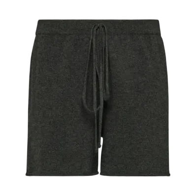 Maison Margiela Men's Cashmere Knit Shorts "Dark Gray"