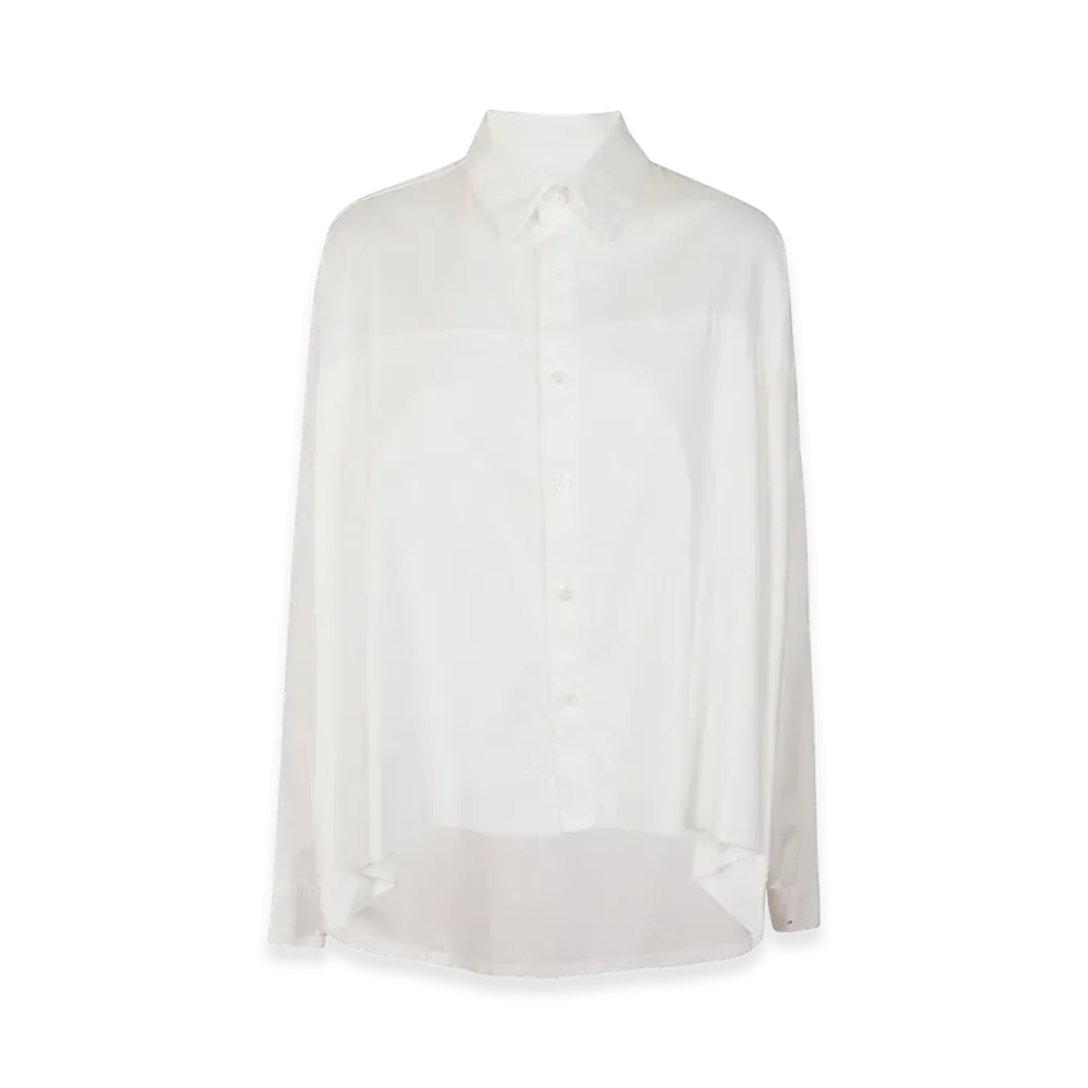 Yohji Yamamoto Women's Cotton Shirt "White"