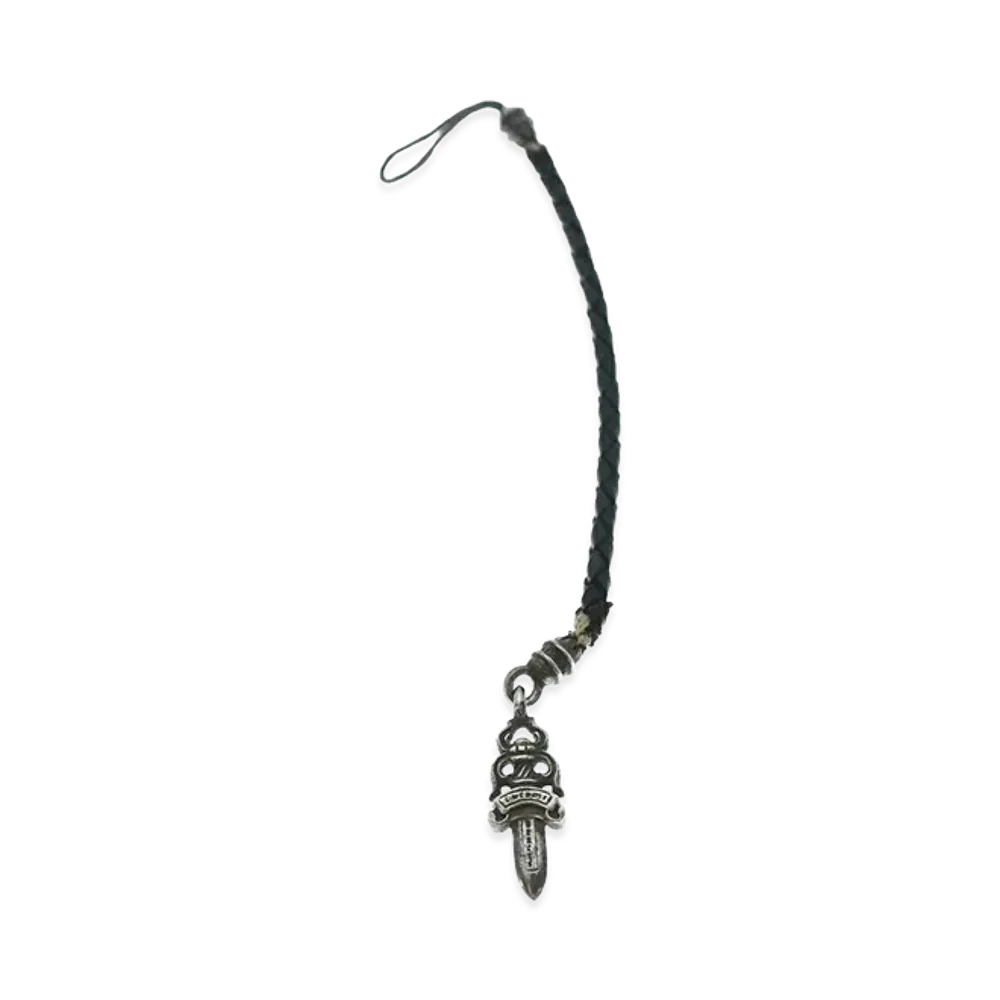 Chrome Hearts Dagger Phone Strap "Silver/Black"