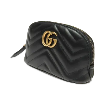 GUCCI GG Marmont Medium Cosmetic Case "Black"