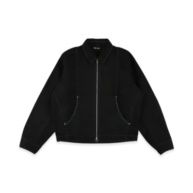 WIND AND SEA Wave Blue Stitch Jacket "Black"