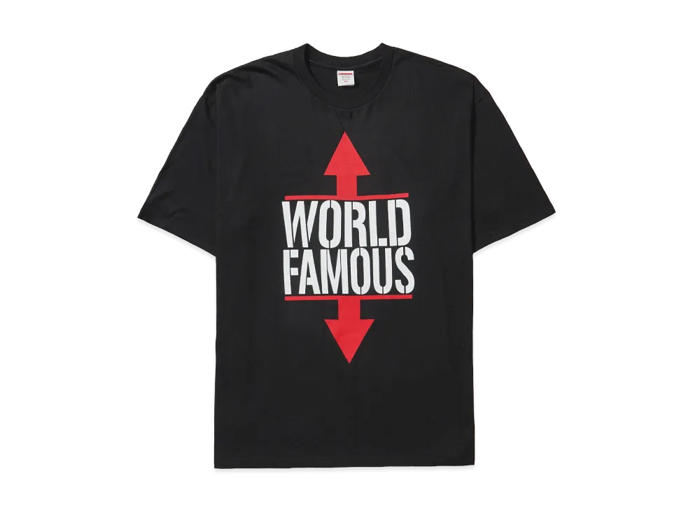 Supreme World Famous Tee "Black"