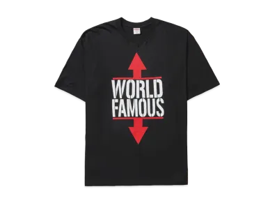 Supreme World Famous Tee "Black"