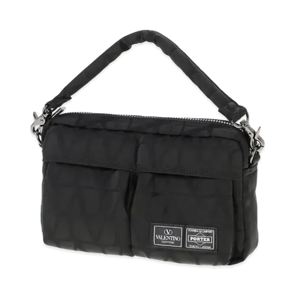 VALENTINO GARAVANI × PORTER Shoulder Bag "Black"