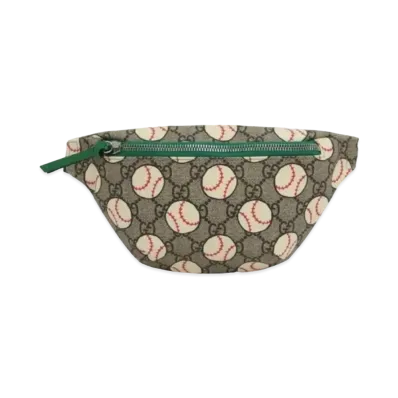 GUCCI Children's Baseball "Beige/Green"