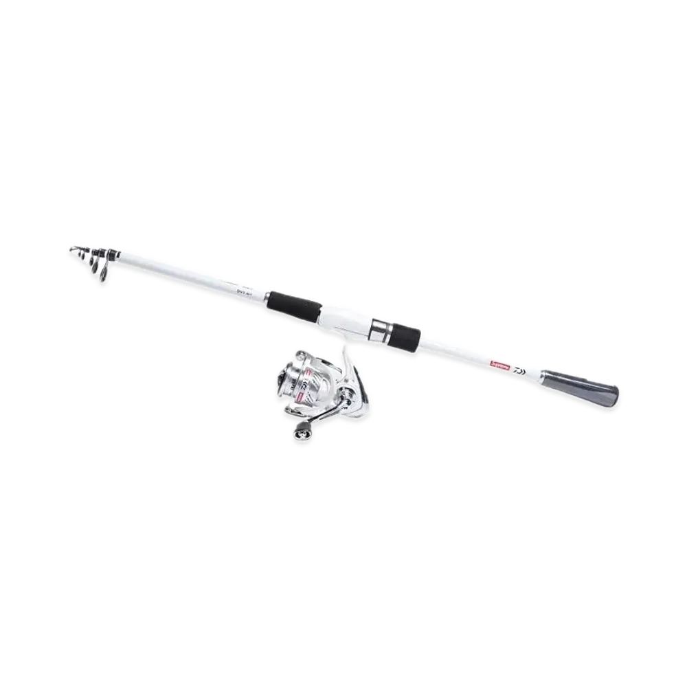 Supreme x Daiwa Dv1 Fishing Rod And Reel "White"