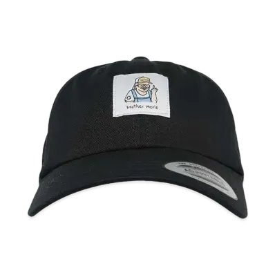 BROTHER MERLE Men's Woven Dad Hat - Randy "BLACK"