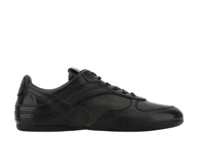 MIU MIU Women's Leather Sneakers "Black"