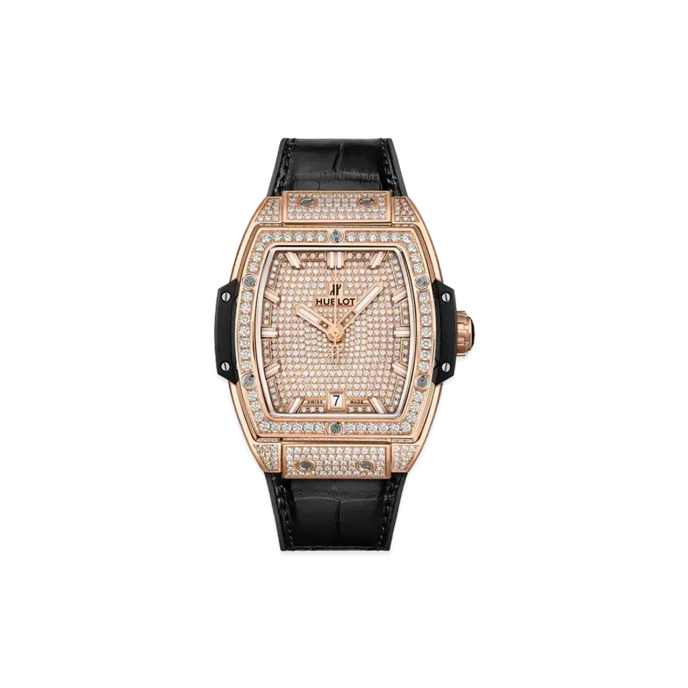 HUBLOT Spirit of Big Bang King Gold Full Pave 39mm