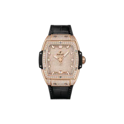 HUBLOT Spirit of Big Bang King Gold Full Pave 39mm