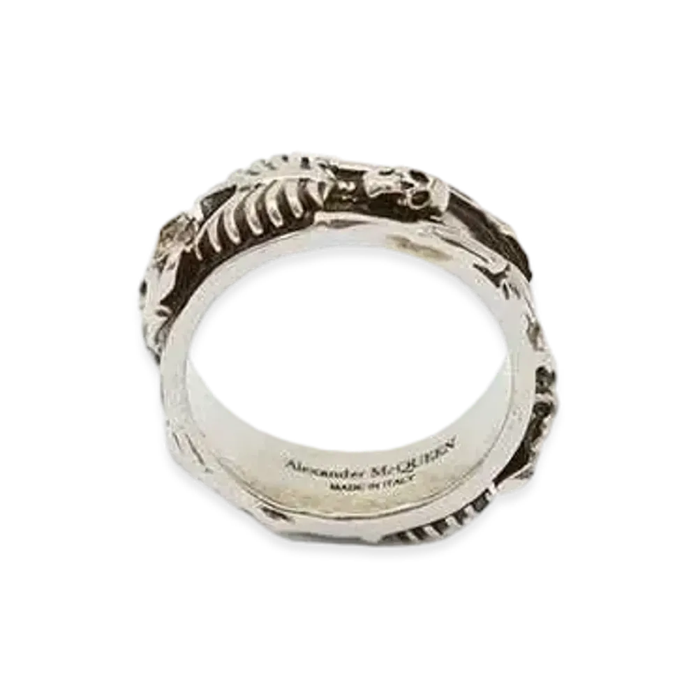 Alexander McQUEEN Dancing Skeleton Ring "Multicolor"