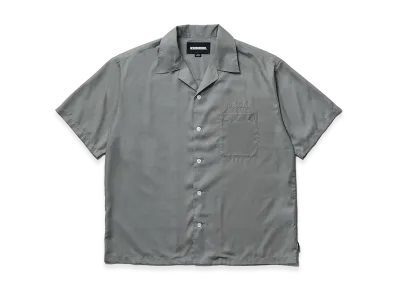 NEIGHBORHOOD Solid Color Hawaiian Shirt SS "Sage Green"