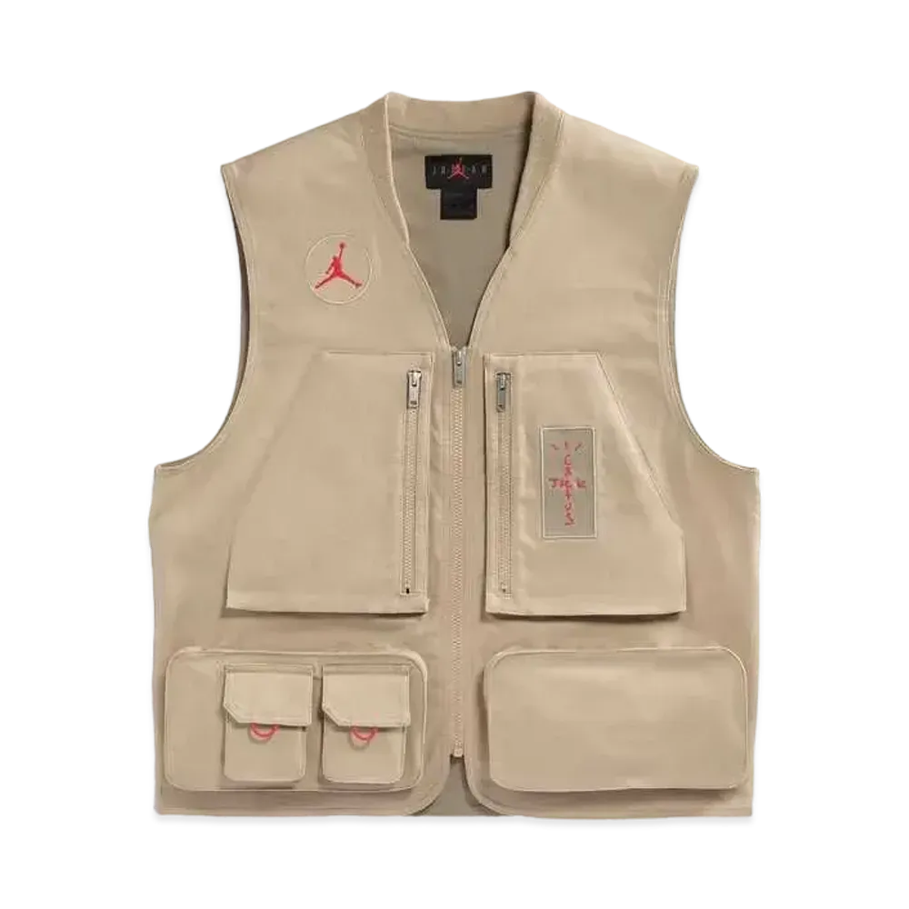 Air Jordan x Travis Cactus Jack Utility Vest "Khaki Desert"