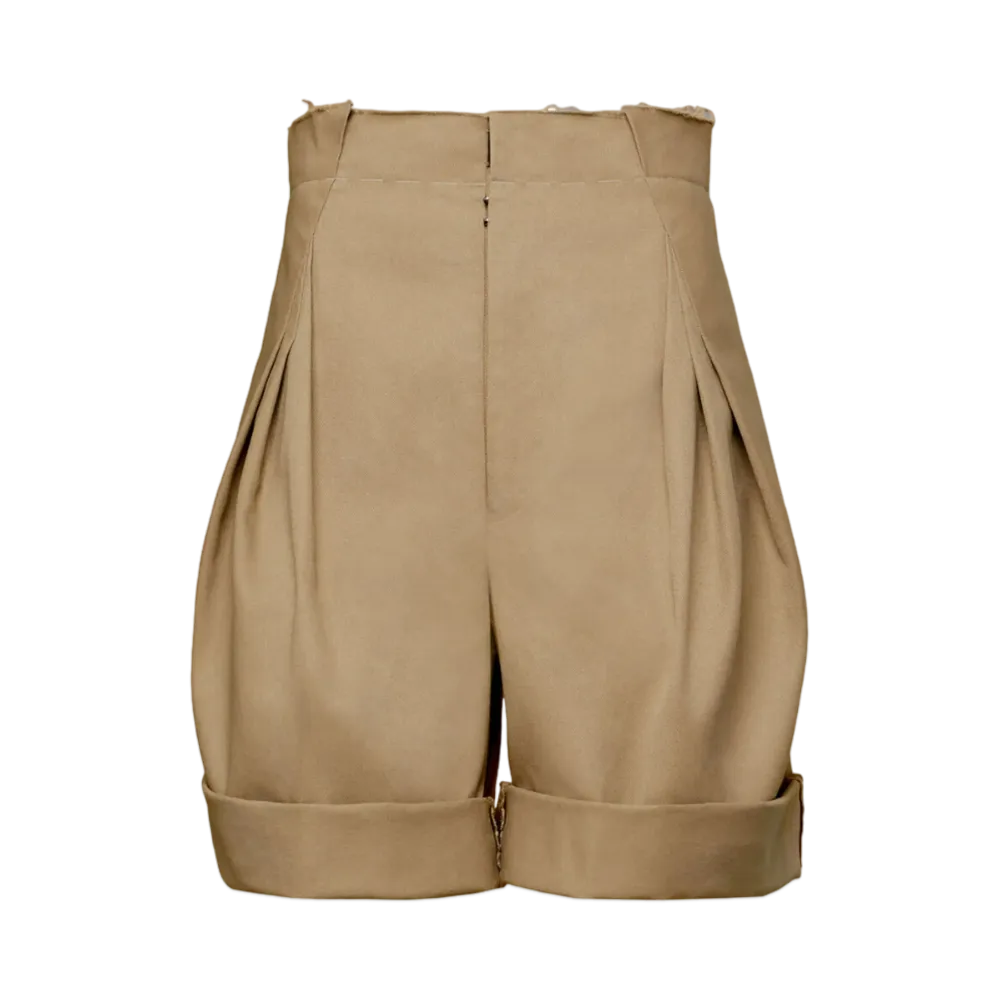 Maison Margiela Men's Skater Chino Shorts "Pink Beige"