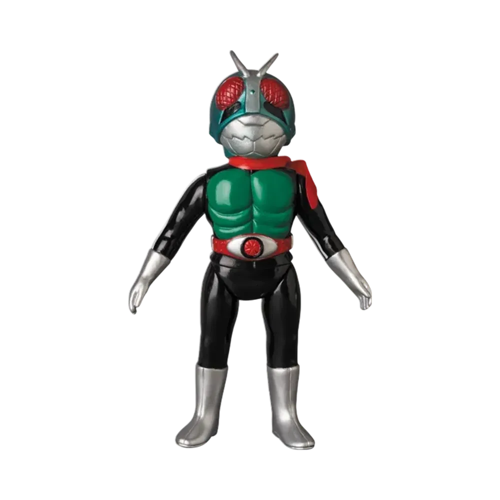 MEDICOM TOY "Toei Retro Sofvi Collection M" -Masked Rider- Kamen Rider New No. 1 (Mask Removable Specification) (Middle Size)