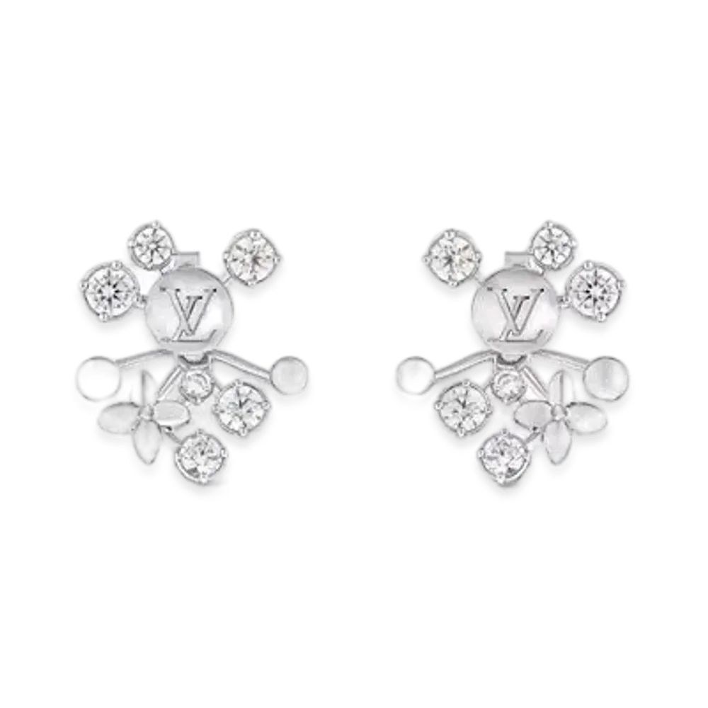 Louis Vuitton LV Constellation Earrings "Silver"