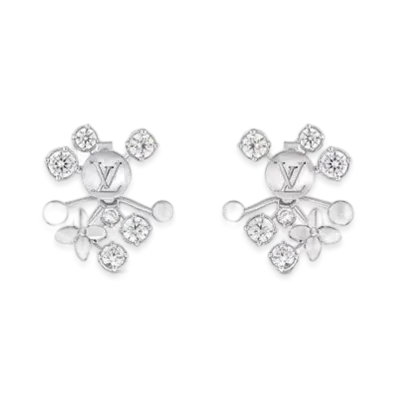 Louis Vuitton LV Constellation Earrings "Silver"