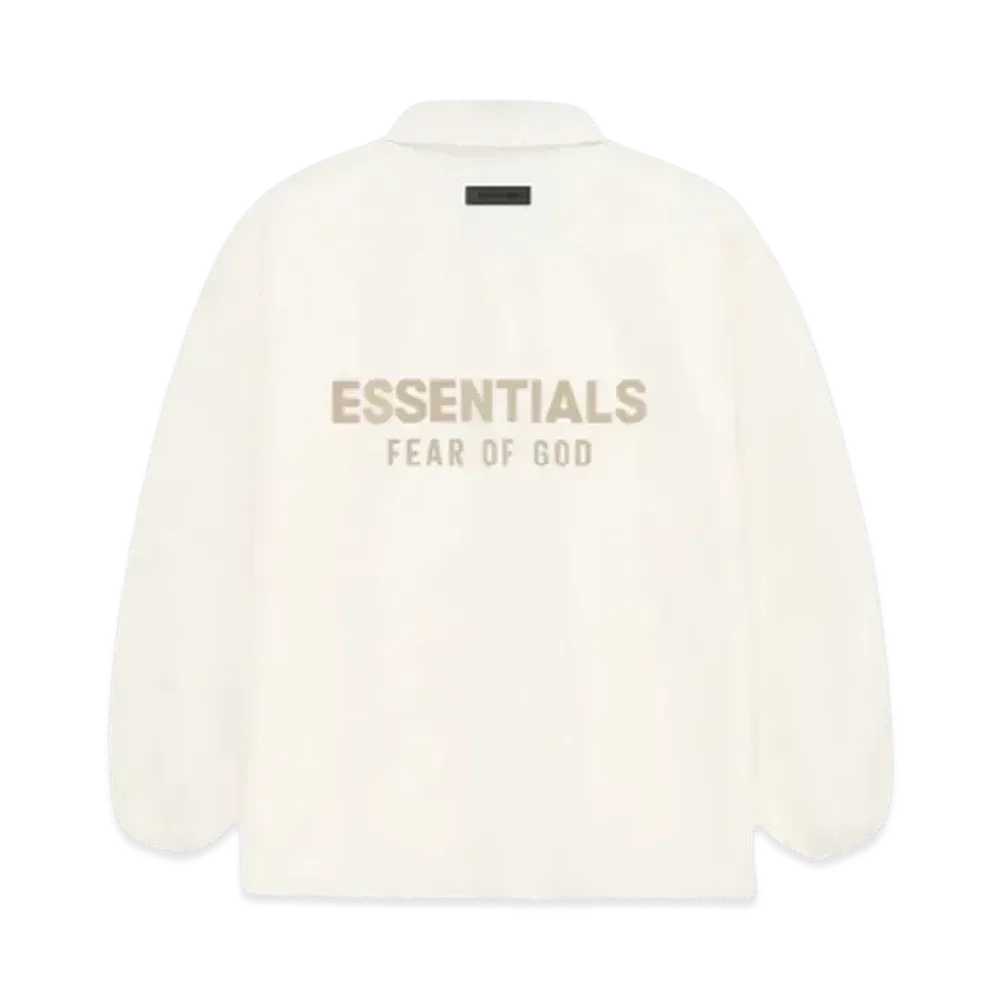 FEAR OF GOD ESSENTIALS Coaches Jacket "Cloud Dancer"