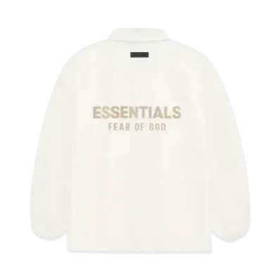 FEAR OF GOD ESSENTIALS Coaches Jacket "Cloud Dancer"