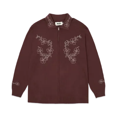 PALACE Flexus Zip Longsleeve "Nice Brown"