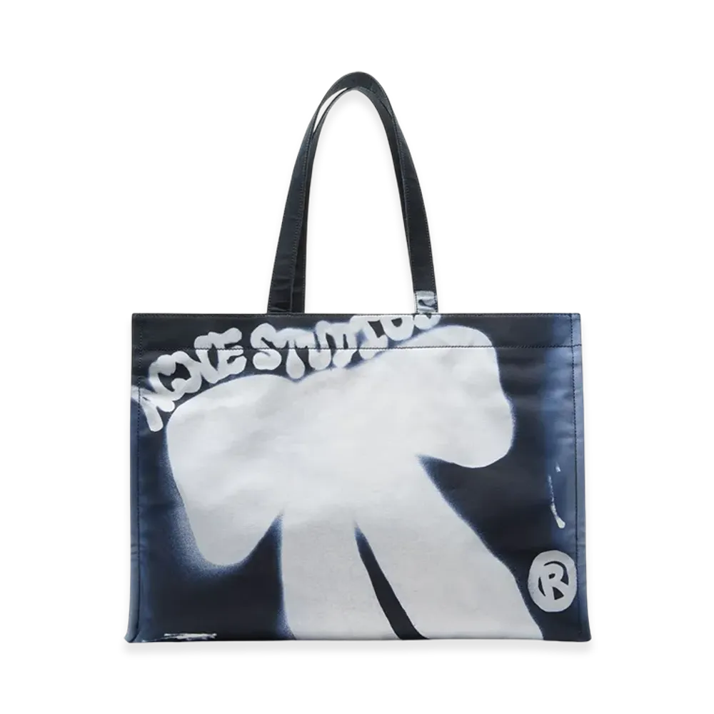 Acne Studios Logo Shopper Tote "Navy Blue"