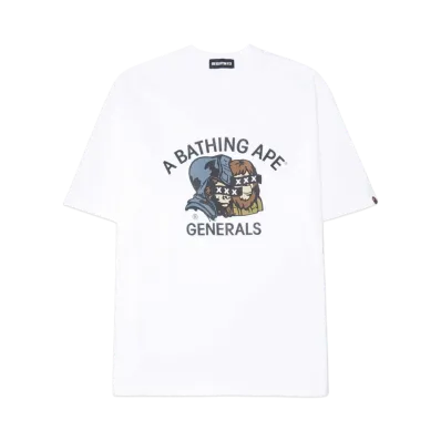 A BATHING APE x GOD SELECTION XXX General Tee "White"