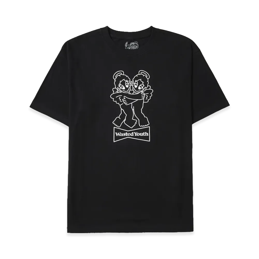 Wasted Youth x Tappei Tee "Black"