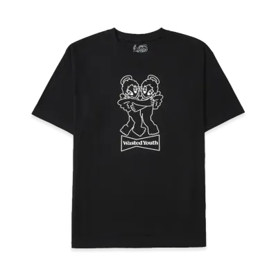 Wasted Youth x Tappei Tee "Black"