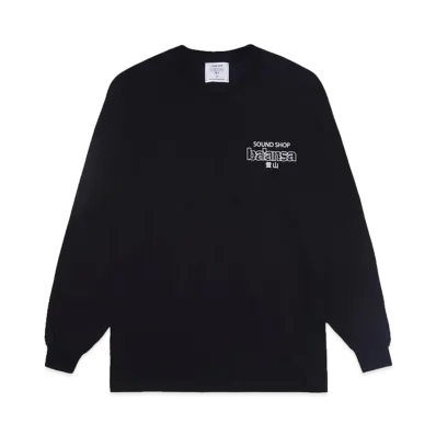 SOUND SHOP balansa SSB LOGO L/S TEE "BLACK / WHITE"