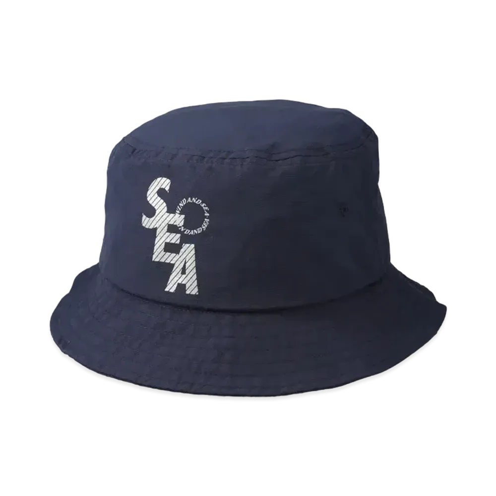 WIND AND SEA MIL BUCKET HAT "Navy"