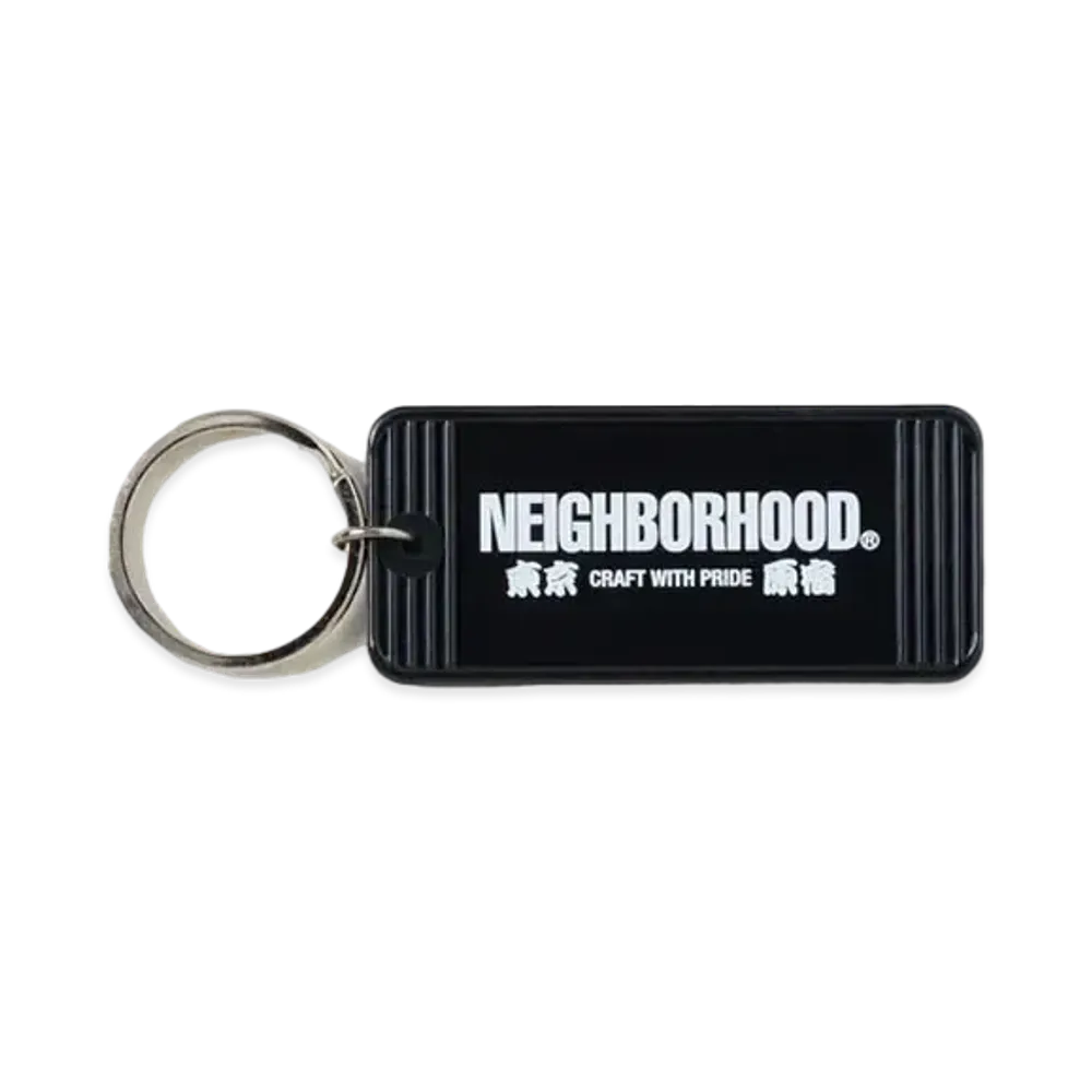 NEIGHBORHOOD Motel Type Key Tag-2 "Black"