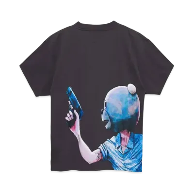 graniph x Inio Asano Bear In The Forest Big Silhouette T-Shirt "Sumikuro"