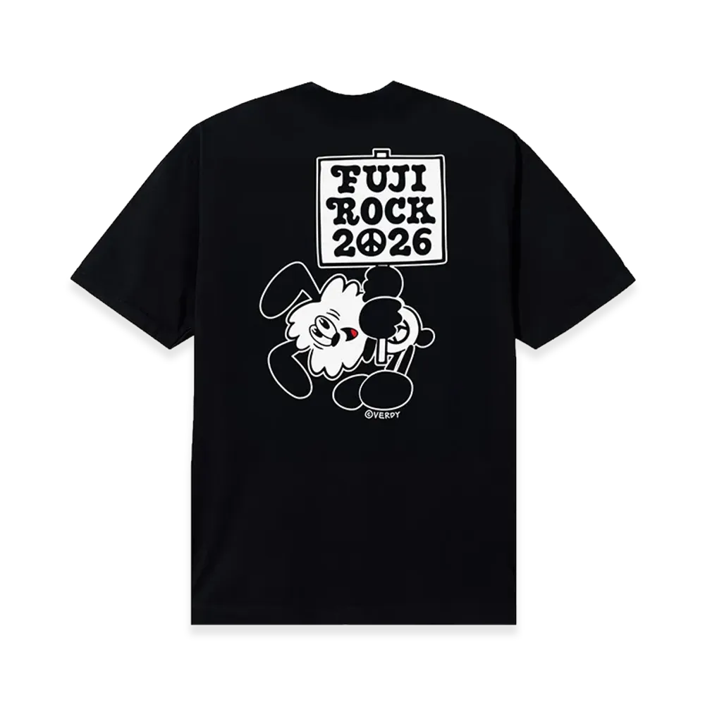 VERDY x fuji rock festival 2026 VICK Tee "Black"
