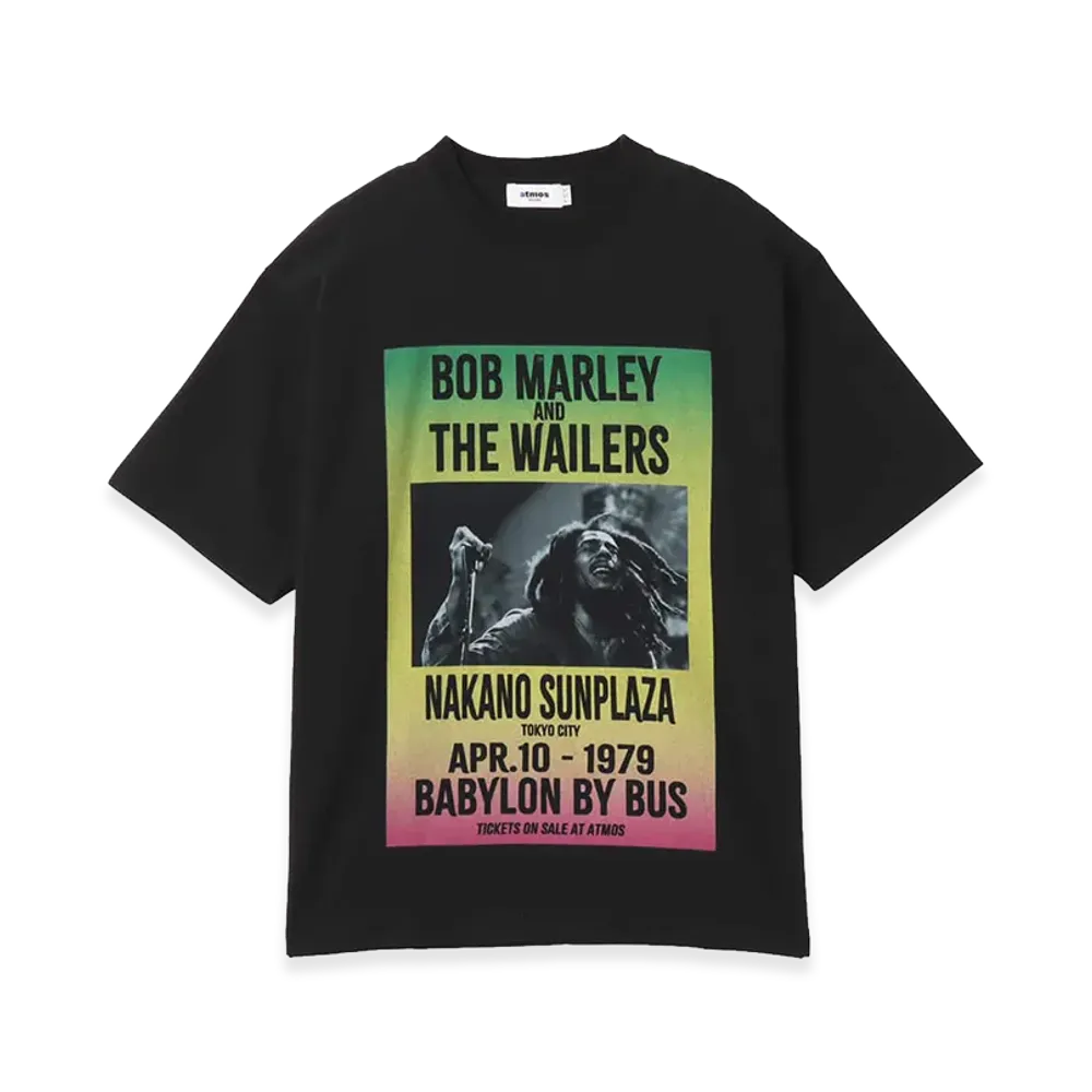 atmos x Bob Marley Babylon by Bus T-Shirt "Black"