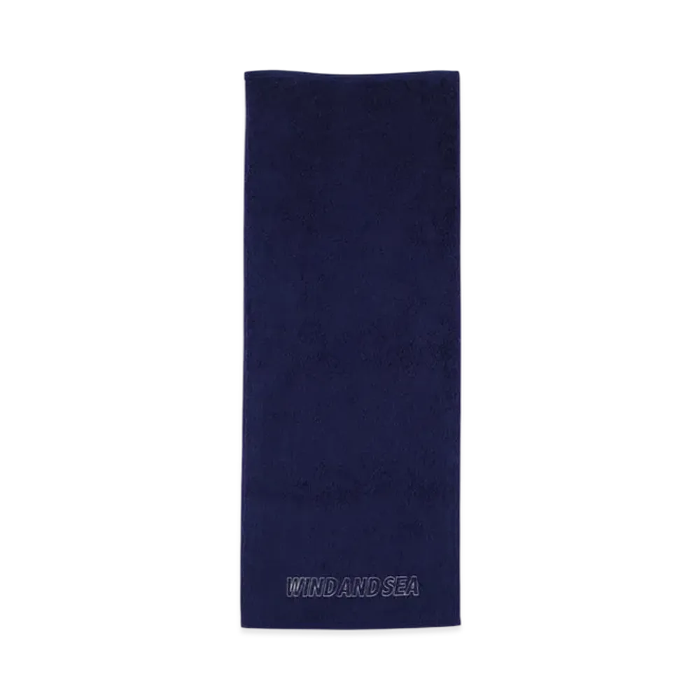 WIND AND SEA Sea Face Towel "Navy"