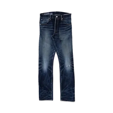 visvim SOCIAL SCULPTURE 01 SLIM DRY-18 "Denim"