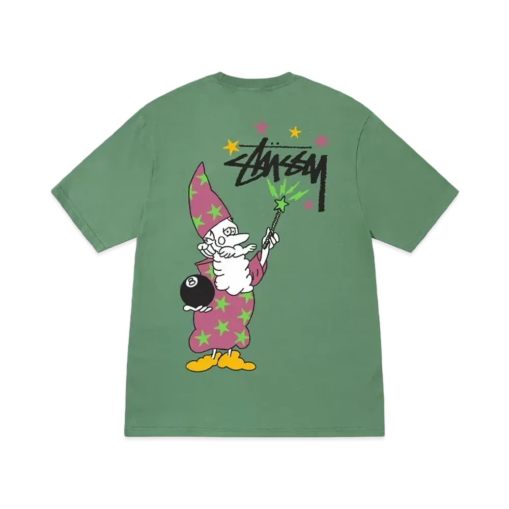 Stussy Wizard Tee "Green"