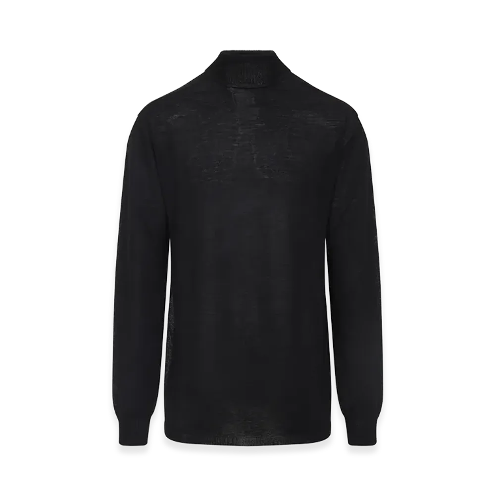 Rick Owens Oversized Turtle Pullover "Black"