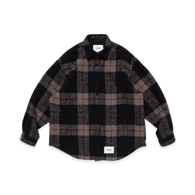 WTAPS TXT 02 / LS / WONY. Tweed. Textile. OF "Greige"