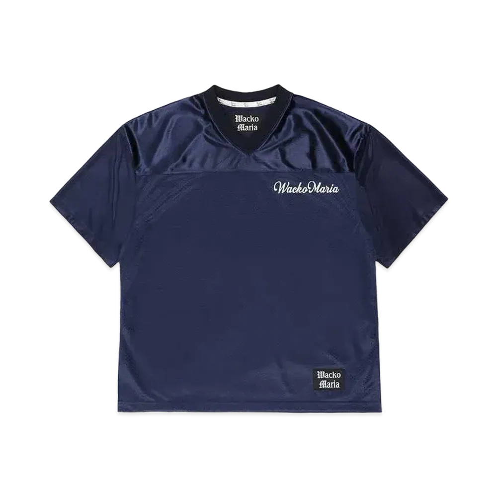 WACKO MARIA Football Jersey "Navy"