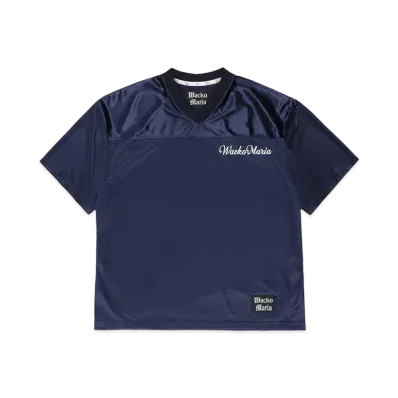 WACKO MARIA Football Jersey "Navy"