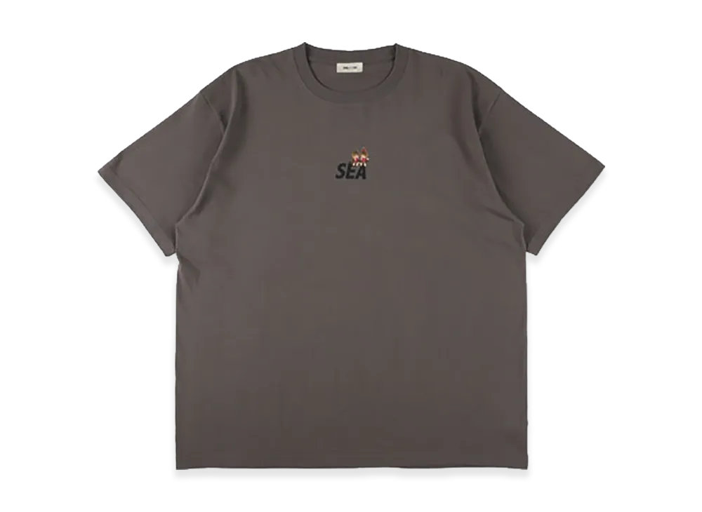 WIND AND SEA x Monchhichi Pair Tee "Hazy Black"