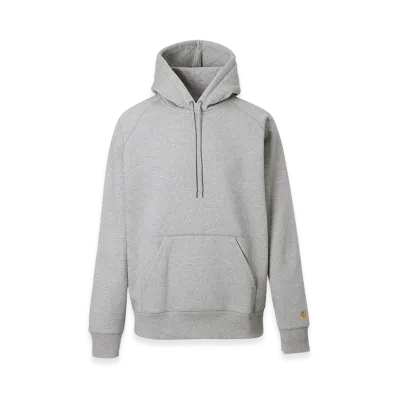 Carhartt WIP Hooded Chase Sweatshirt "Greyheather/Gold"